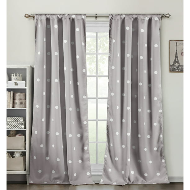 Pair of NOW £15 TO CLEAR Polka Dot Thermal Curtains - Choice of Colour
